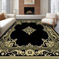 thumbnail image 1 of ODIKA 6x9 Machine Washable Non-Slip Area Rug, Baroque High Traffic Rug with Pad, Multi, 491792, 1 of 8