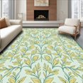 thumbnail image 1 of ODIKA 6'x9' Machine Washable Non-Slip Area Rug, Boho Garden Path High Traffic Rug with Pad, Green, 384174, 1 of 8