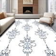 thumbnail image 1 of ODIKA 6'x9' Machine Washable Non-Slip Area Rug, Classic Symphony Timeless Palatial Enchanted Motif High Traffic Rug with Pad, Blue, 660109, 1 of 8