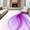 thumbnail image 1 of ODIKA 6'x9' Machine Washable Non-Slip Area Rug, Ethereal Gradient Waterfall Ombre Artistic Flowing High Traffic Rug, Purple, 658046, 1 of 7