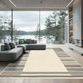 thumbnail image 1 of ODIKA 6'x9' Machine Washable Non-Slip Area Rug, Geometric Beige High Traffic Rug, Beige, 1094614, 1 of 7