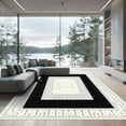 thumbnail image 1 of ODIKA 6x9 Machine Washable Non-Slip Area Rug, Geometric White High Traffic Rug, White, 1087230, 1 of 7