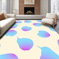 thumbnail image 1 of ODIKA 6'x9' Machine Washable Non-Slip Area Rug, Minimalist Boho Chic Ethereal Dreamy Mystical Artisan High Traffic Rug with Pad, Ivory, 494783, 1 of 8