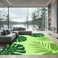 thumbnail image 1 of ODIKA 6'x9' Machine Washable Non-Slip Area Rug, Modern Light Green High Traffic Rug, Green, 1050173, 1 of 7