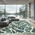 thumbnail image 1 of ODIKA 6'x9' Machine Washable Non-Slip Area Rug, Modern Mint Green High Traffic Rug, Green, 959445, 1 of 7