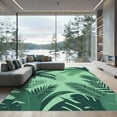 thumbnail image 1 of ODIKA 6'x9' Machine Washable Non-Slip Area Rug, Modern Seafoam Green High Traffic Rug, Green, 1091194, 1 of 7