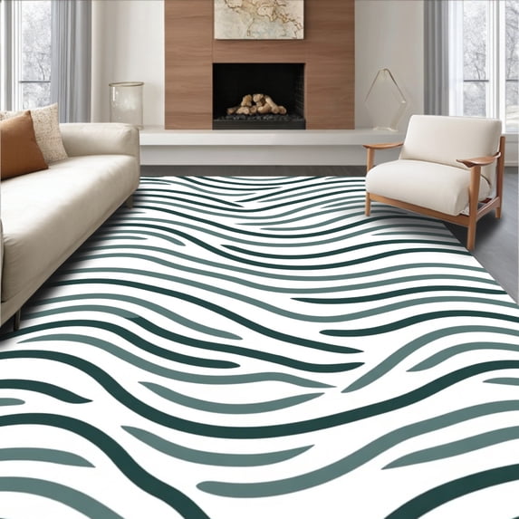 ODIKA 6x9 Machine Washable Non-Slip Area Rug, Nordic Scandinavian ...