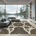 thumbnail image 1 of ODIKA 6'x9' Machine Washable Non-Slip Area Rug, Oriental Ivory High Traffic Rug, Ivory, 949568, 1 of 7