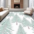 thumbnail image 1 of ODIKA 6'x9' Machine Washable Non-Slip Area Rug, Pristine Boreal Wonderland Stylish Centerpiece High Traffic Rug, Green, 439236, 1 of 7