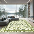 thumbnail image 1 of ODIKA 6'x9' Machine Washable Non-Slip Area Rug, Traditional Green High Traffic Rug, Green, 1086971, 1 of 7