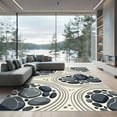 thumbnail image 1 of ODIKA 6'x9' Machine Washable Non-Slip Area Rug, Zen Gray High Traffic Rug, Grey, 1305019, 1 of 7