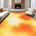 thumbnail image 1 of ODIKA 8' x 10' Machine Washable Non-Slip Area Rug, Abstract Cloud High Traffic Rug, Orange, 367153, 1 of 7