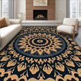 thumbnail image 1 of ODIKA 8' x 10' Machine Washable Non-Slip Area Rug, Boho Medallion High Traffic Rug, Beige, 421797, 1 of 7