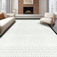 thumbnail image 1 of ODIKA 8'x10' Machine Washable Non-Slip Area Rug, Modern Geometric Spotted with Minimalist Black and Design High Traffic Rug, Beige, 59199, 1 of 7