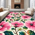thumbnail image 1 of ODIKA 8' x 10' Machine Washable Non-Slip Area Rug, Floral Flower High Traffic Rug, Pink, 218562, 1 of 7