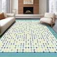 thumbnail image 1 of ODIKA 8' x 10' Machine Washable Non-Slip Area Rug, Geometric Polka-Dot High Traffic Rug, Ivory, 183396, 1 of 7