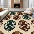 thumbnail image 1 of ODIKA 8' x 10' Machine Washable Non-Slip Area Rug, Tribal Medallion High Traffic Rug, Beige, 295728, 1 of 7