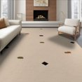 thumbnail image 1 of ODIKA 8'x10' Beige Tan Minimalist Geometric Scattered Washable Area Rug Contemporary Abstract Shapes Modern Bohemian Style Non-Shedding, Easy Care, for King Size Bedroom Under Bed, Master Suite, 1 of 7