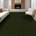 thumbnail image 1 of ODIKA 8'x10' Olive Green Deep Abstract Design Washable Area Rug Contemporary Pattern with Dots Durable, Non-Slip for Living Room, Under Sectional, Family, 1 of 7
