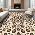 thumbnail image 1 of ODIKA 8'x10' Ultra-Soft Area Rug, Abstract Inspired Patches Border Southwestern Symmetry Spotted Flowing Dynamic None Washable, Bare feet friendly, Silk-Touch for Bedroom, Under Sectional, 1 of 7