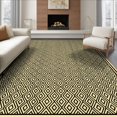 thumbnail image 1 of ODIKA 8'x10' Ultra-Soft Area Rug, Aesthetic Boho Symmetrical Motif Repeating Border Long Bathroom None Washable, Bare feet friendly, Silk-Touch for Bedroom, Under Sectional, 1 of 7