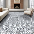 thumbnail image 1 of ODIKA 8'x10' Ultra-Soft Area Rug, Front Door Geometric Featuring Interlocking Entrance Bedside None Washable, Bare feet friendly, Silk-Touch for Bedroom, Under Sectional, 1 of 7