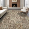 thumbnail image 1 of ODIKA 8'x10' Ultra-Soft Area Rug, Front Door Scattered Dot Geometric Transitional Paneled Bedside None Washable, Bare feet friendly, Silk-Touch for Bedroom, Under Sectional, 1 of 7