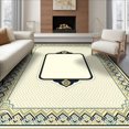 thumbnail image 1 of ODIKA 8'x10' Ultra-Soft Area Rug, Personalized Picture Circle Layout Exact Alfombra Personalizada None Washable, Bare feet friendly, Silk-Touch for Bedroom, Under Sectional, 1 of 7
