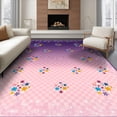 thumbnail image 1 of ODIKA 8'x10' Ultra-Soft Area Rug, Rainbow Unicorn Motif Princess Inspired Cheerful Multicolor Design None Washable, Bare feet friendly, Silk-Touch for Bedroom, Under Sectional, 1 of 7