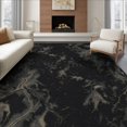 thumbnail image 1 of ODIKA 8'x10' Washable Area Rug Abstract Crisp Tan Printed Edges Subtle Blending Rectangular for King Size Bedroom Under Bed, Master Suite, Non-Shedding, Easy Care, 1 of 7