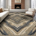 thumbnail image 1 of ODIKA 8'x10' Washable Area Rug Abstract Way Throw Irregular Border Lightweight Entryway Foam for King Size Bedroom Under Bed, Master Suite, Non-Shedding, Easy Care, 1 of 7