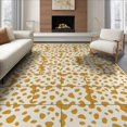 thumbnail image 1 of ODIKA 8'x10' Washable Area Rug Bold Patchwork Block Motif Border Abstract Inspired Cow Spotted Refined for Living Room, Under Sectional, Family , Durable, Non-Slip, 1 of 7