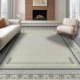 thumbnail image 1 of ODIKA 8'x10' Washable Area Rug Cow Print Spotted Farmhouse Mosaic Patches Abstract Pick Farm for Living Room, Under Sectional, Family , Durable, Non-Slip, 1 of 7