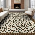 thumbnail image 1 of ODIKA 8'x10' Washable Area Rug Durable, Non-Slip Farmhouse Interlocking Border Salt Speckled Abstract Spotted Flowing Dynamic for Living Room, Under Sectional, Family, 1 of 7