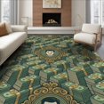 thumbnail image 1 of ODIKA 8'x10' Washable Area Rug Durable, Non-Slip Men Bold Cartoon Motif Bathroom Designer Anime Graphic Funky Refined Structured for Living Room, Under Sectional, Family, 1 of 7