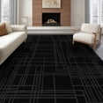 thumbnail image 1 of ODIKA 8'x10' Washable Area Rug Durable, Non-Slip Minimalist Crossing Lines Alfombra Modern Asymmetric Layout Decor for Living Room, Under Sectional, Family, 1 of 7