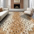 thumbnail image 1 of ODIKA 8'x10' Washable Area Rug Durable, Non-Slip Print Southwestern Fabric Table Bathroom Placemat Cow Spotted Playful Expressive for Living Room, Under Sectional, Family, 1 of 7