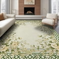 thumbnail image 1 of ODIKA 8'x10' Washable Area Rug Durable, Non-Slip Vintage Trellis Distressed Farmhouse Motifs Border Ornamental for Living Room, Under Sectional, Family, 1 of 7