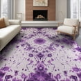 thumbnail image 1 of ODIKA 8'x10' Washable Area Rug Dye Tie Boho Cosmic Swirl Purple Gothic Ombre Galaxy for King Size Bedroom Under Bed, Master Suite, Non-Shedding, Easy Care, 1 of 7