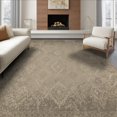 thumbnail image 1 of ODIKA 8'x10' Washable Area Rug Grey Distressed Under Repeating Pile Abstract Pixel Short for King Size Bedroom Bed, Master Suite, Non-Shedding, Easy Care, 1 of 7