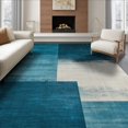 thumbnail image 1 of ODIKA 8'x10' Washable Area Rug Hallway Abstract Long Brushstroke Contemporary Watercolor Hallways for Dining Room, Large Office, Lounge, Non-Slip Chair-Friendly Mat, 1 of 7