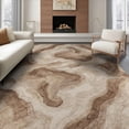 thumbnail image 1 of ODIKA 8'x10' Washable Area Rug Large Composition Boho Fluid Painterly Motifs Abstract Alfombras for Living Room, Under Sectional, Family , Durable, Non-Slip, 1 of 7