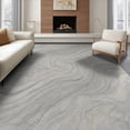 thumbnail image 1 of ODIKA 8'x10' Washable Area Rug Marble With Modern Veined Swirls And Minimalist Accents Abstract Flowing Dynamic for Dining Room, Large Office, Lounge, Non-Slip Chair-Friendly Mat, 1 of 7