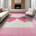thumbnail image 1 of ODIKA 8'x10' Washable Area Rug Mid Century Pixel Grid Retro Stepped Frame Motif Atomic Geometric for Living Room, Under Sectional, Family , Durable, Non-Slip, 1 of 7