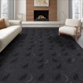thumbnail image 1 of ODIKA 8'x10' Washable Area Rug Non-Shedding, Easy Care, Minimalist Tossed Witchy Moons Phase Gothic Arch Mystical Goth Flowing Dynamic for King Size Bedroom Under Bed, Master Suite, 1 of 7