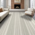 thumbnail image 1 of ODIKA 8'x10' Washable Area Rug Non-Shedding, Easy Care, Seagrass Herringbone Boho Farmhouse Striped Geometric Minimalist for King Size Bedroom Under Bed, Master Suite, 1 of 7
