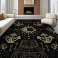 thumbnail image 1 of ODIKA 8'x10' Washable Area Rug Non-Shedding, Easy Care, Witchy Mushroom Motif Academia Moody Funky Halloween Goth Gothic Playful for King Size Bedroom Under Bed, Master Suite, 1 of 7