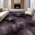 thumbnail image 1 of ODIKA 8'x10' Washable Area Rug Tie Dye Abstract Gothic Smoke Motif Purple Swirl Ombre for Dining Room, Large Office, Lounge, Non-Slip Chair-Friendly Mat, 1 of 7