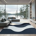 thumbnail image 1 of ODIKA 8'x10' Machine Washable Non-Slip Area Rug, Abstract Gray High Traffic Rug, Gray, 1050846, 1 of 7