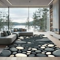 thumbnail image 1 of ODIKA 8'x10' Machine Washable Non-Slip Area Rug, Abstract Grey High Traffic Rug, Grey, 1305027, 1 of 7